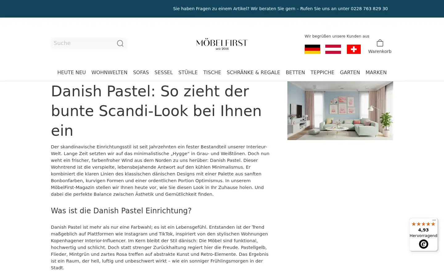 Screenshot of moebelfirst.de