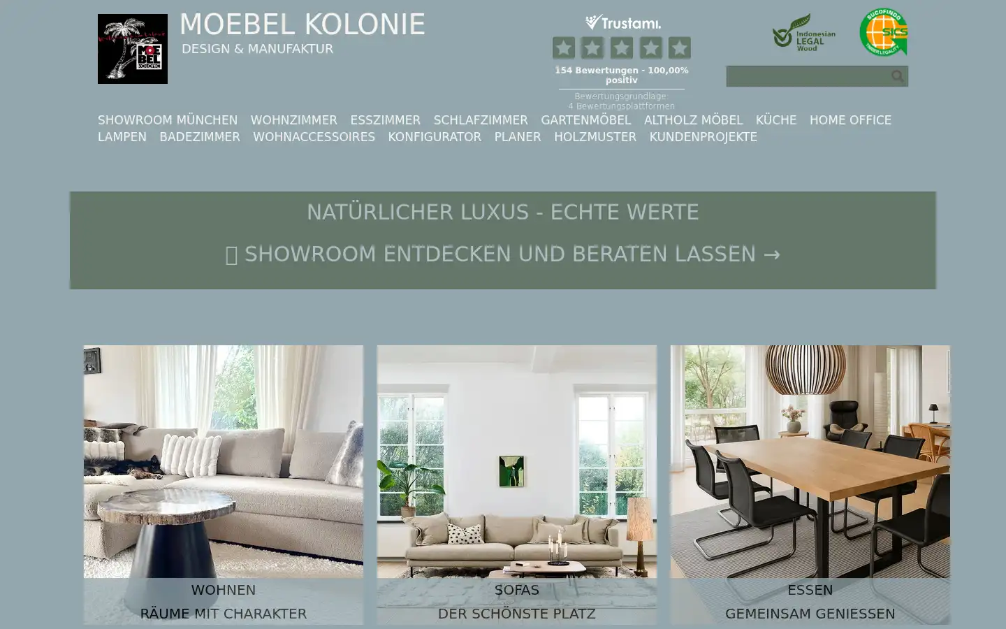 Screenshot of moebelkolonie.com