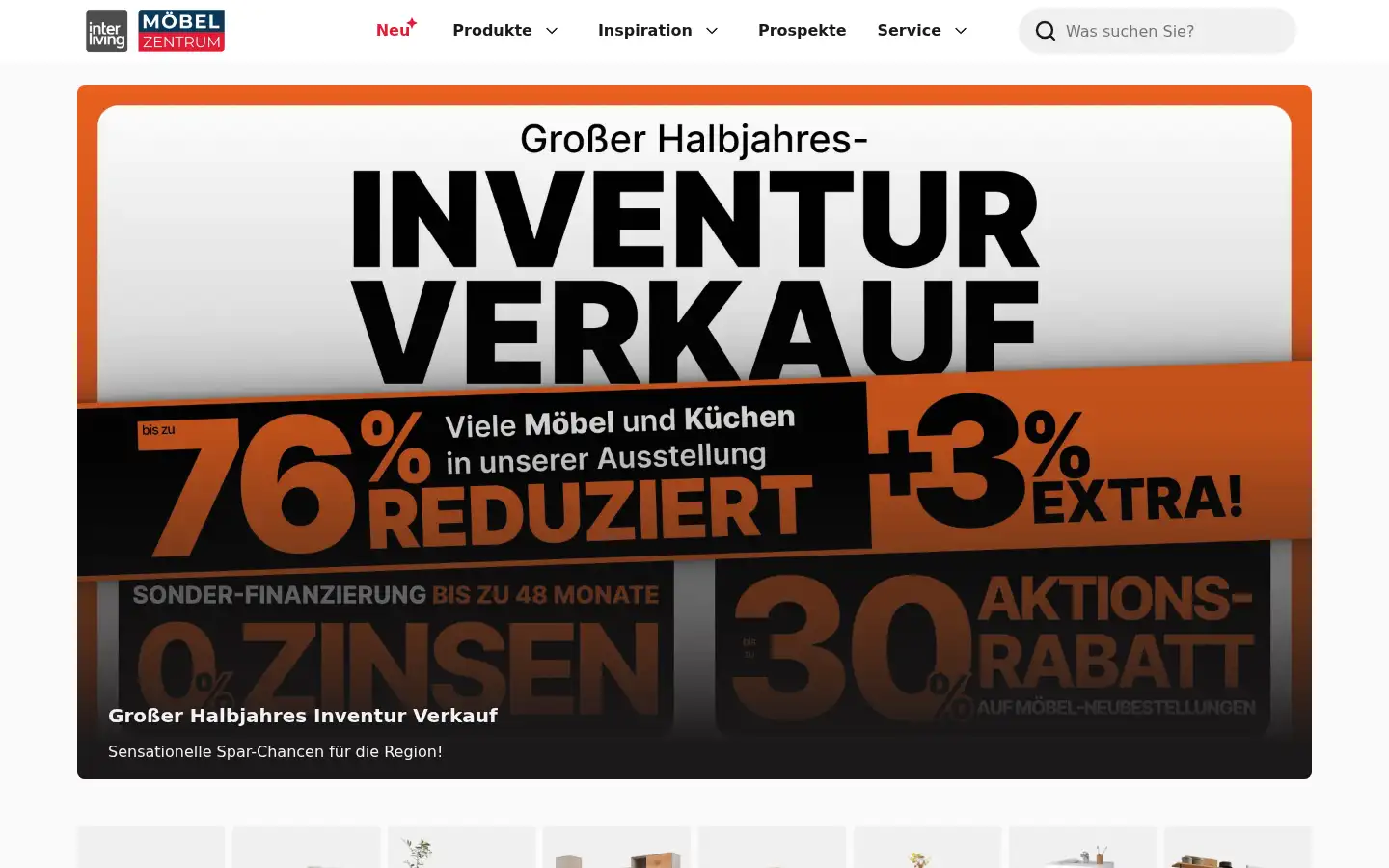 Screenshot of moebelzentrum.de