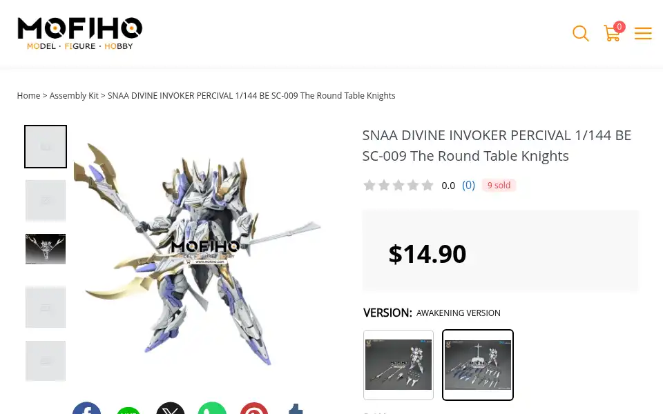 Screenshot of mofiho.com