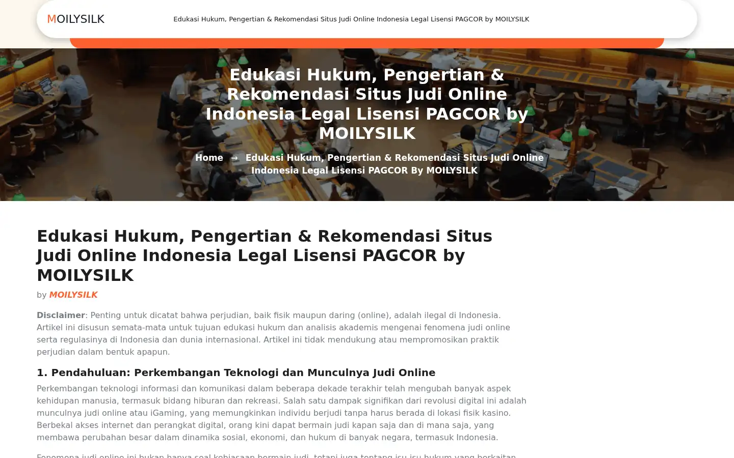 Screenshot of moilysilk.com