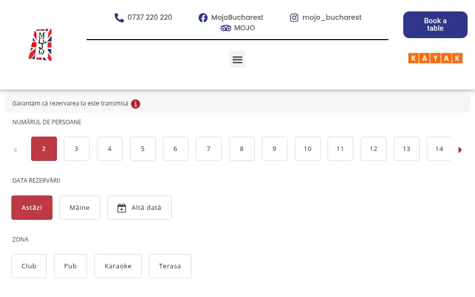 Screenshot of mojomusic.ro