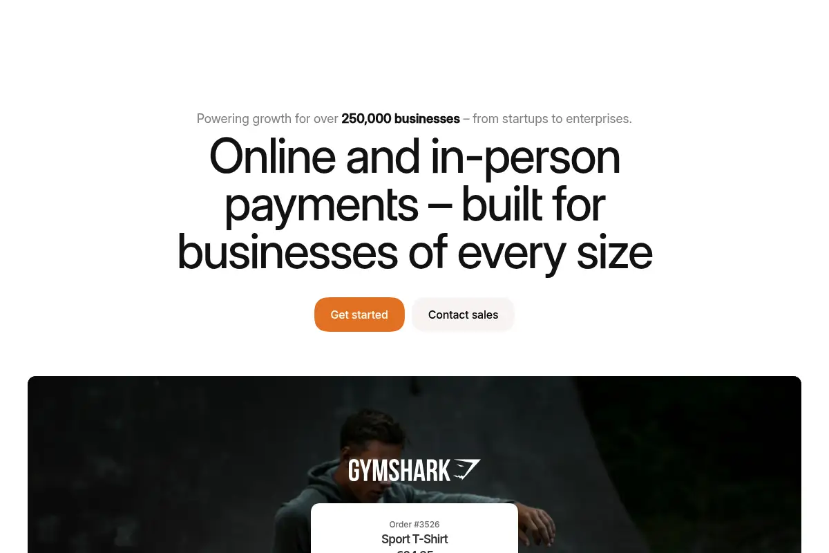Screenshot of mollie.com