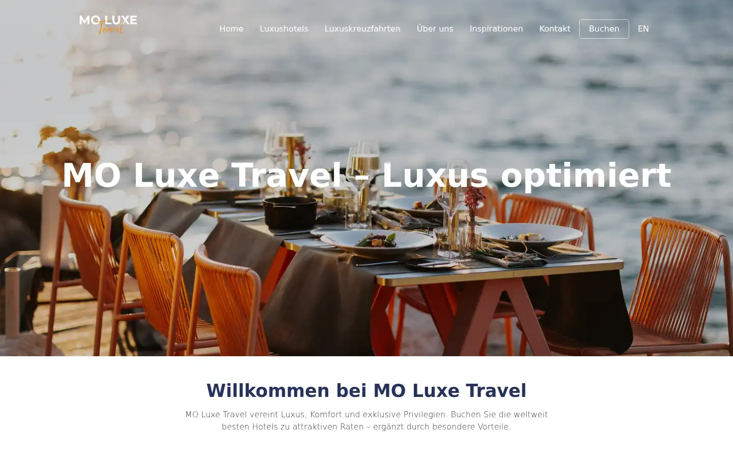 Screenshot of moluxe.travel