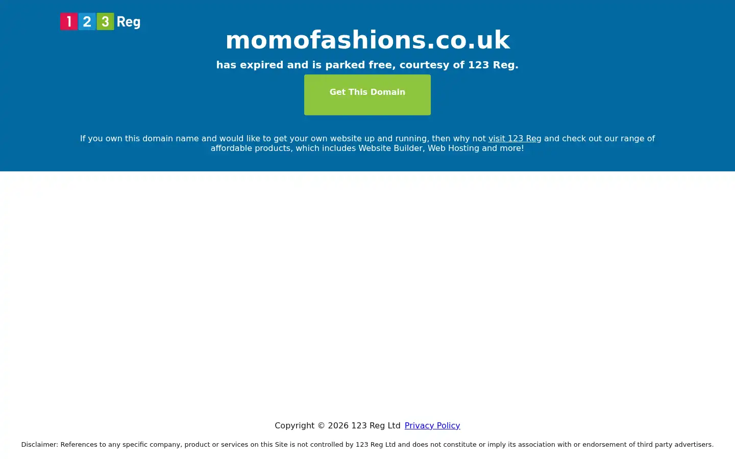 Screenshot of momofashions.co.uk