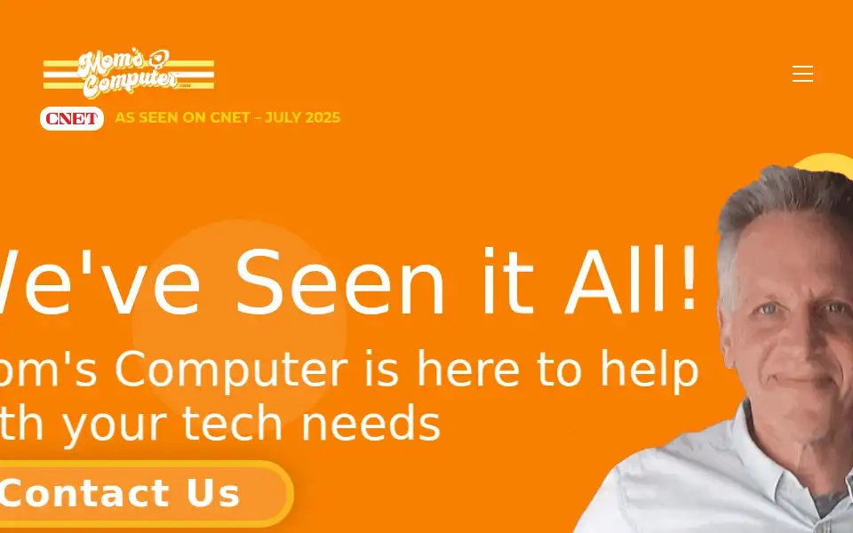 Screenshot of momscomputer.com