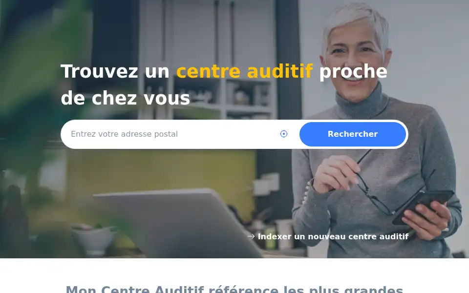 Screenshot of mon-centre-auditif.com
