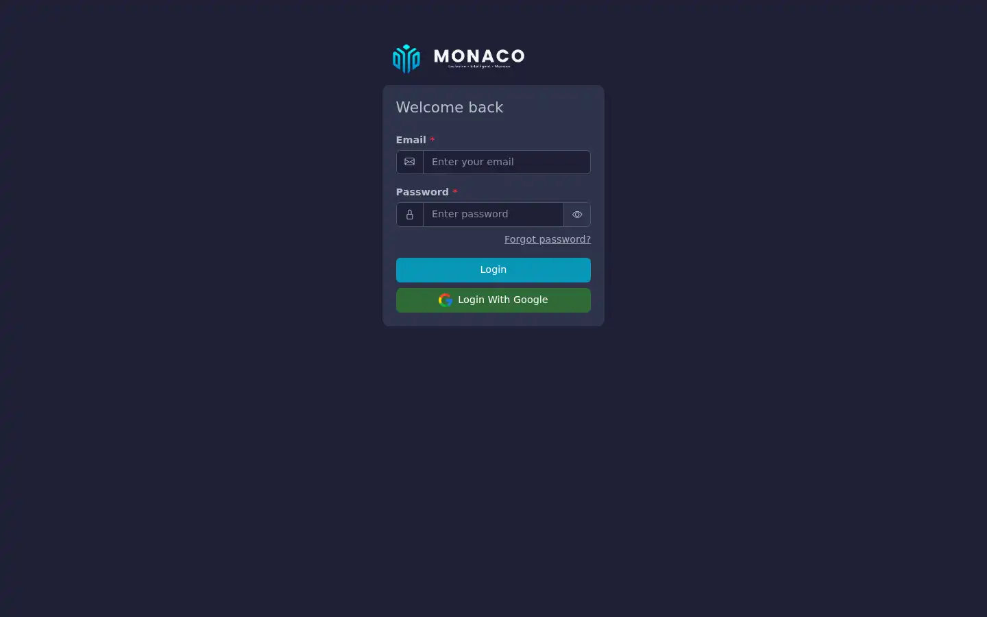 Screenshot of monacopayglobalnet.com