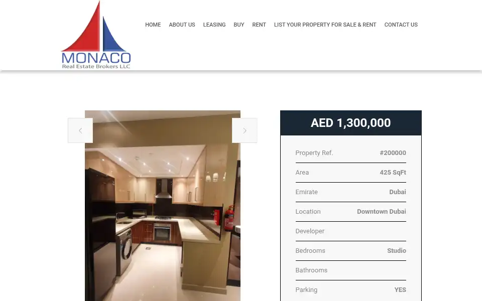 Screenshot of monacoprop.com