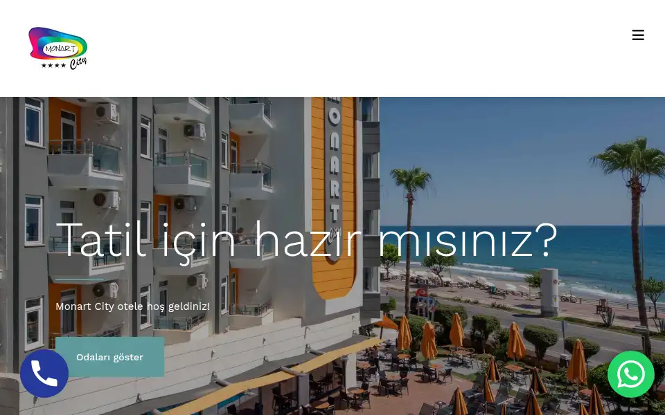 Screenshot of monarthotels.com