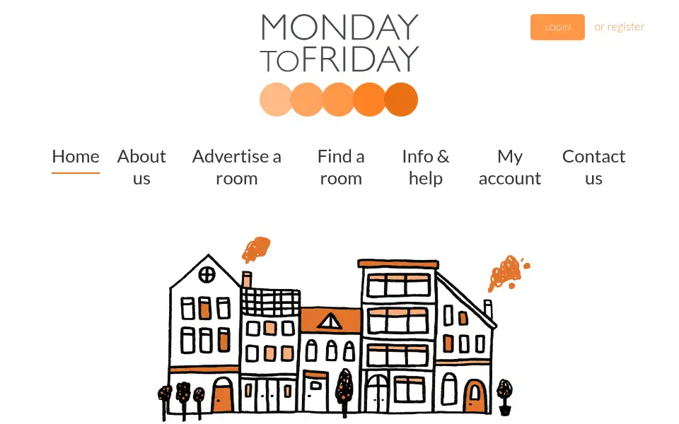 Screenshot of mondaytofriday.com