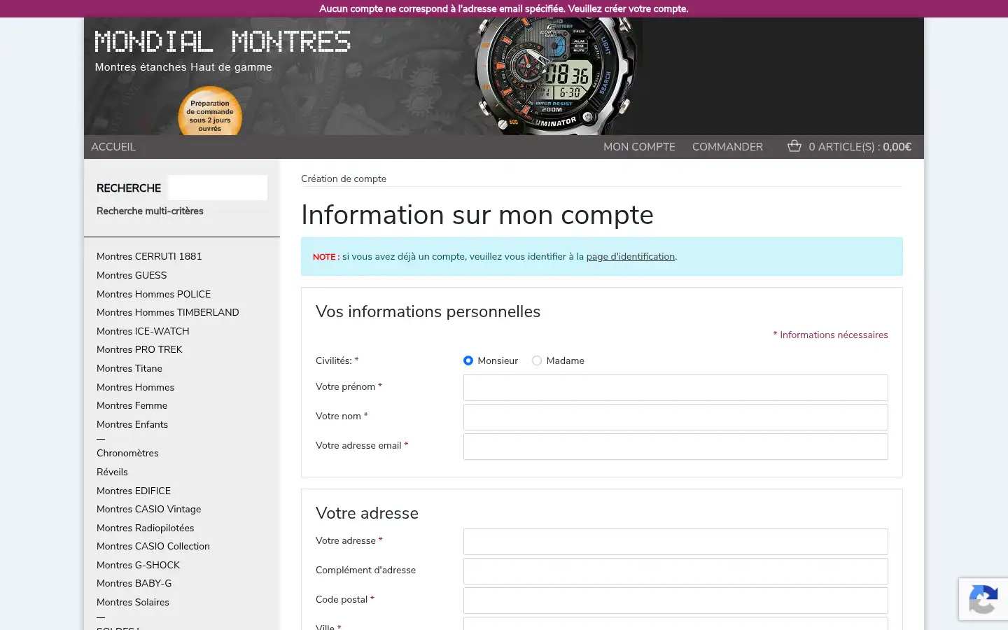 Screenshot of mondialmontres.fr