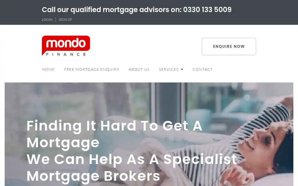 Screenshot of mondofinance.co.uk