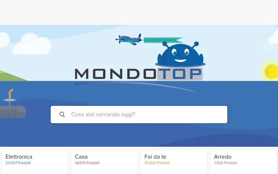 Screenshot of mondotop.com