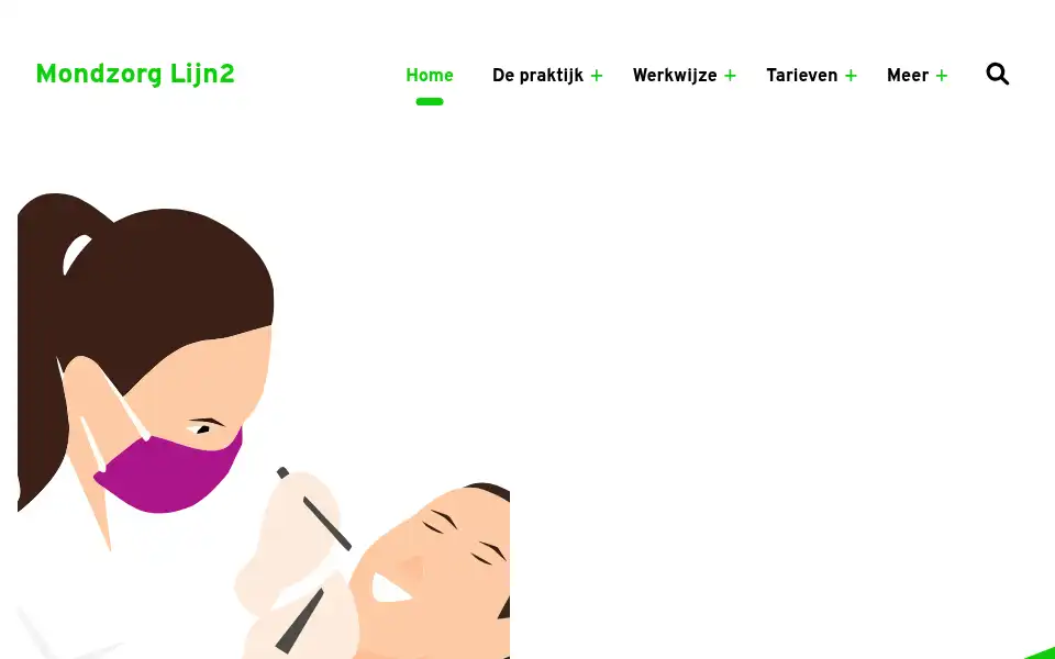 Screenshot of mondzorglijn2.nl