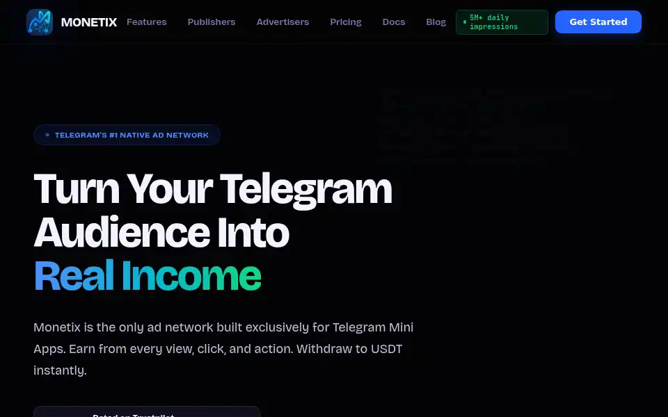 Screenshot of monetixads.online