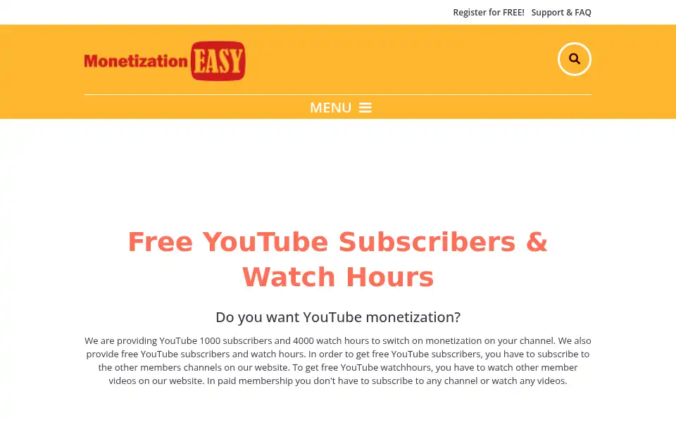 Screenshot of monetizationeasy.com