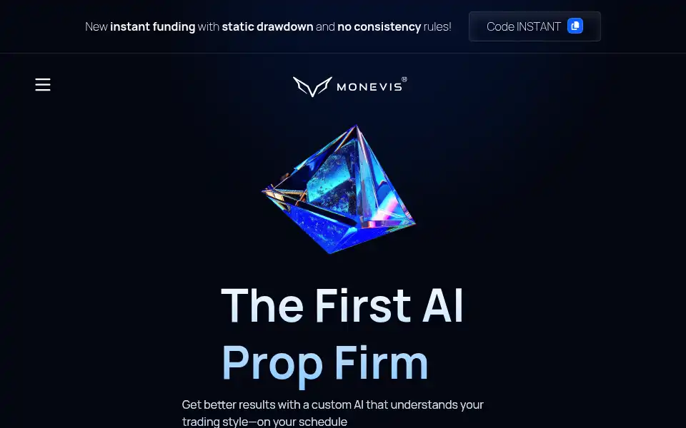 Screenshot of monevis.com