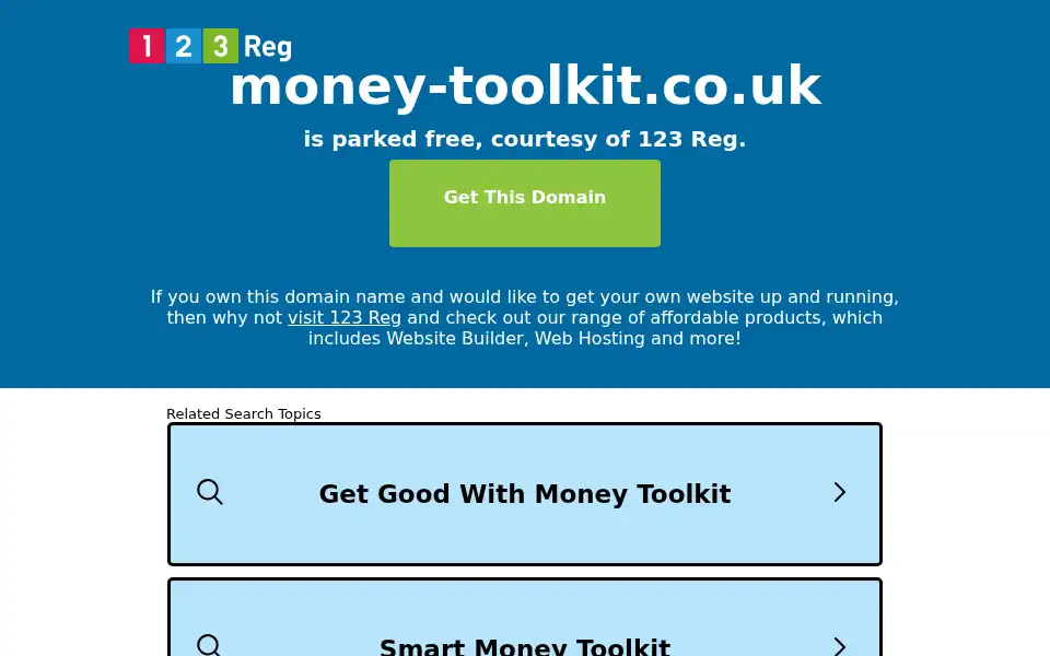 Screenshot of money-toolkit.co.uk