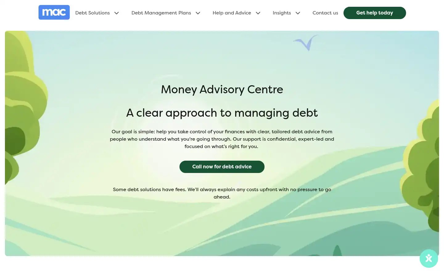 Screenshot of moneyadvisorycentre.com