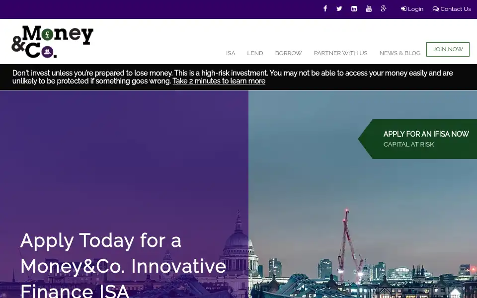Screenshot of moneyandco.com