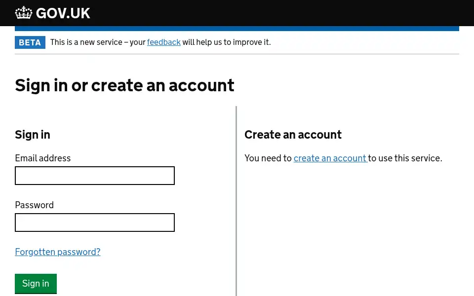 Screenshot of moneyclaims.service.gov.uk