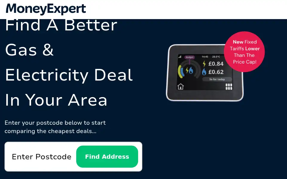 Screenshot of moneyexpertcompare.com