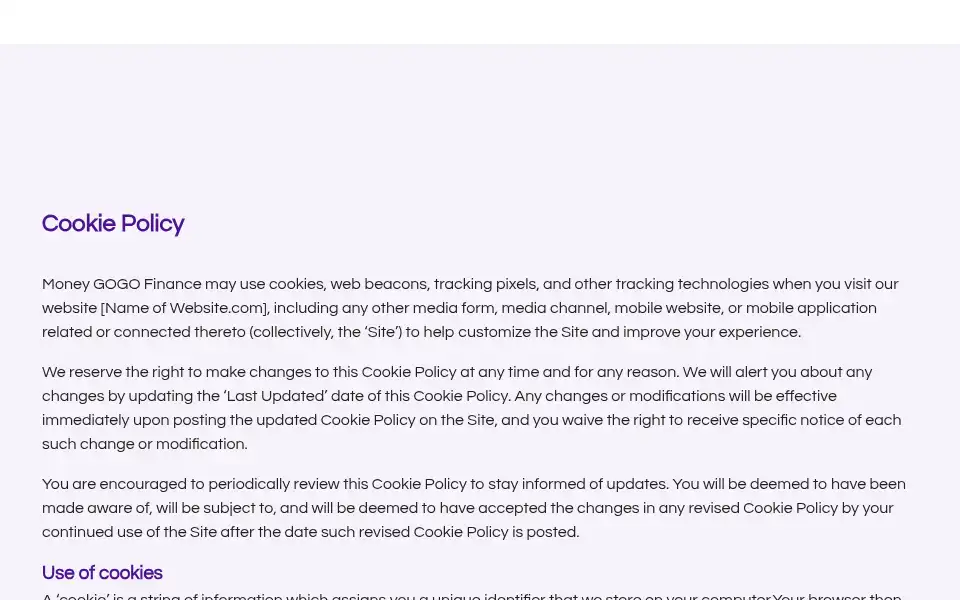 Screenshot of moneygogo.co.uk