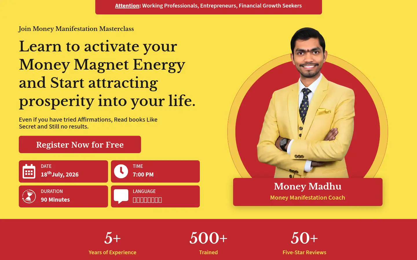 Screenshot of moneymadhu.com