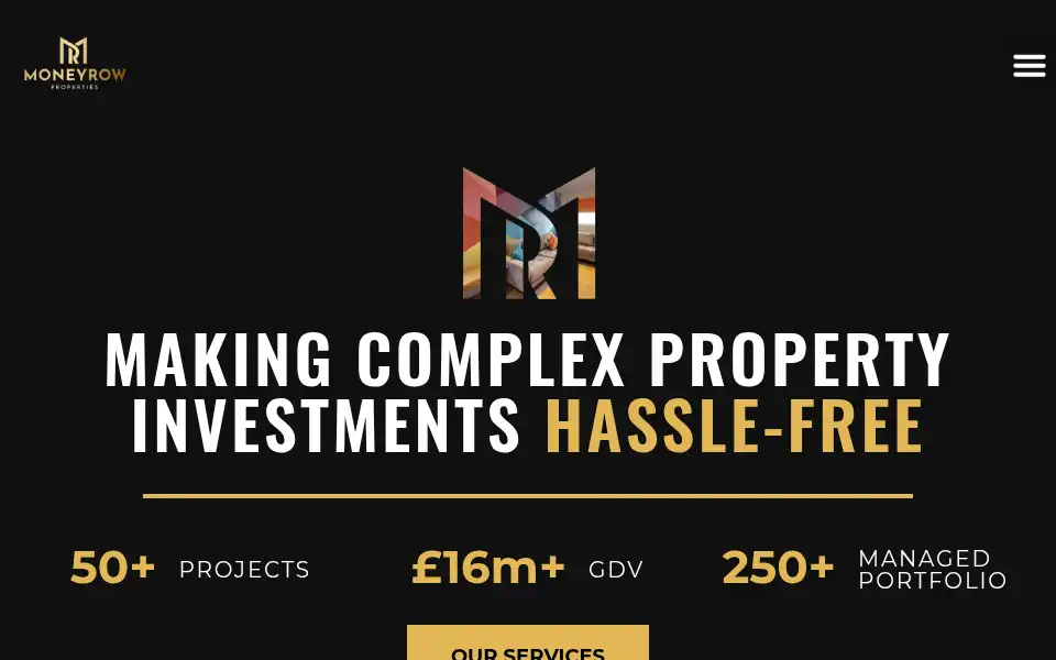 Screenshot of moneyrowproperties.co.uk