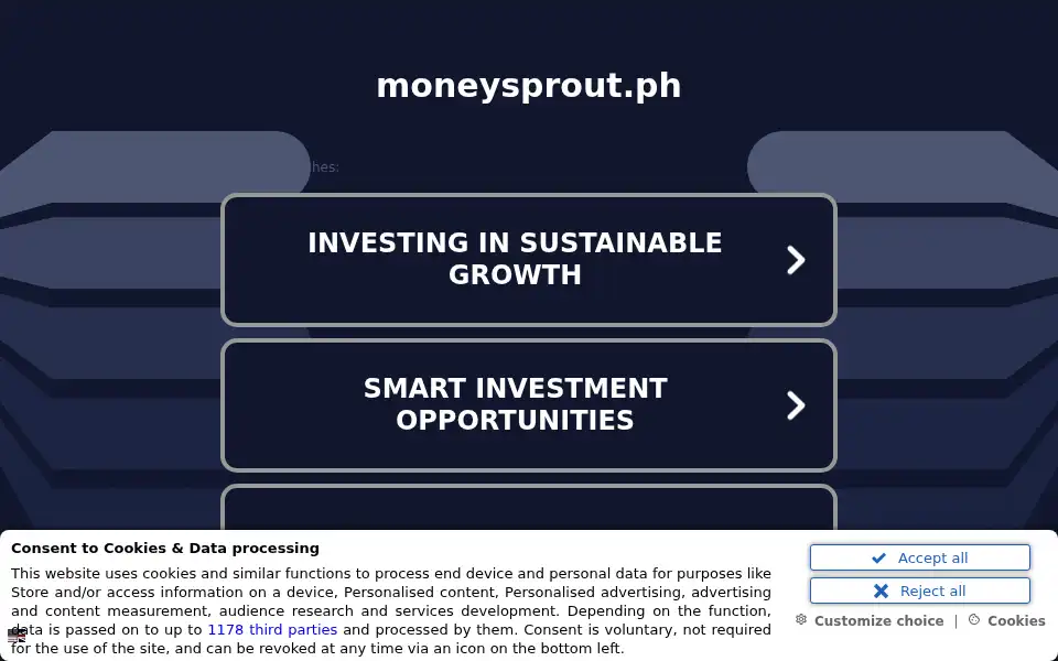 Screenshot of moneysprout.ph
