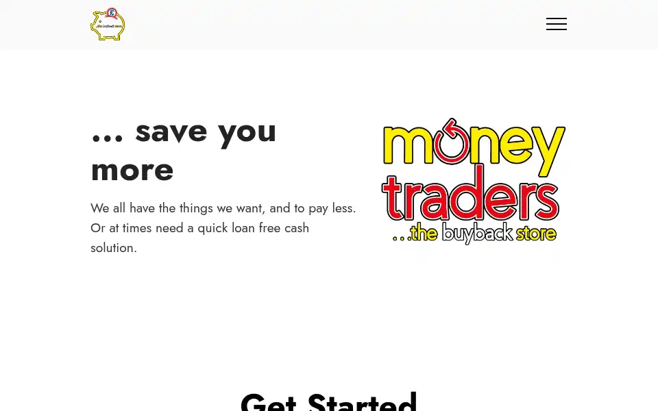 Screenshot of moneytraders.co.uk