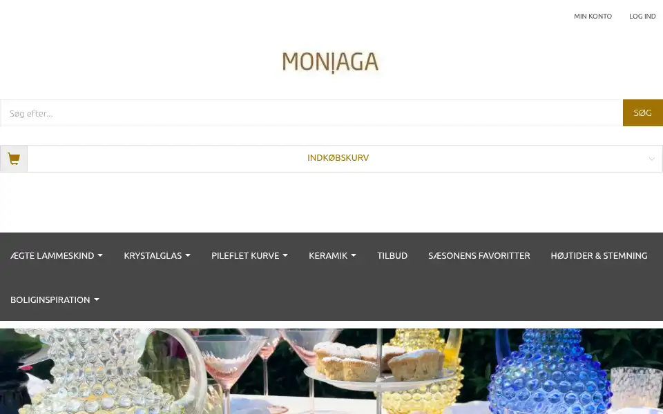 Screenshot of moniaga.dk