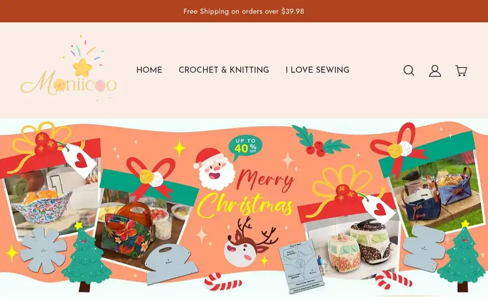 Screenshot of moniicoo.com