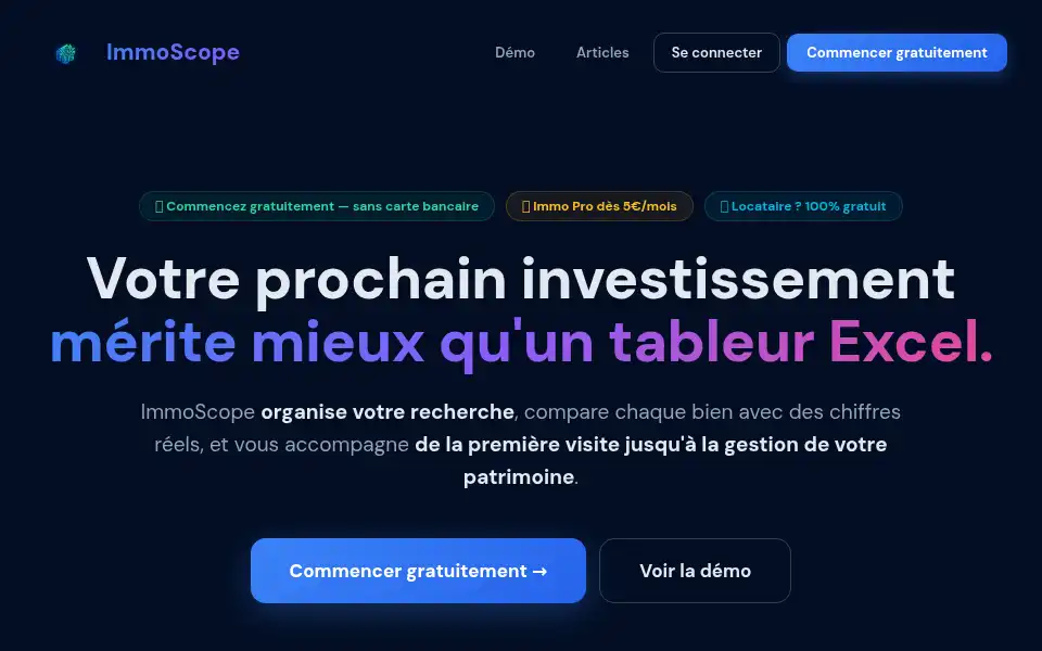 Screenshot of monimmoscope.fr