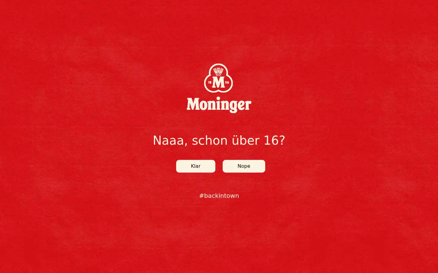 Screenshot of moninger.de