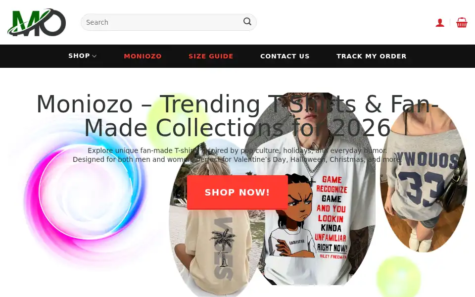 Screenshot of moniozo.com
