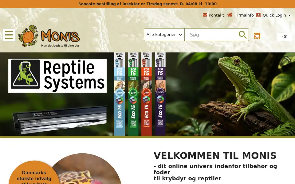 Screenshot of monis.dk