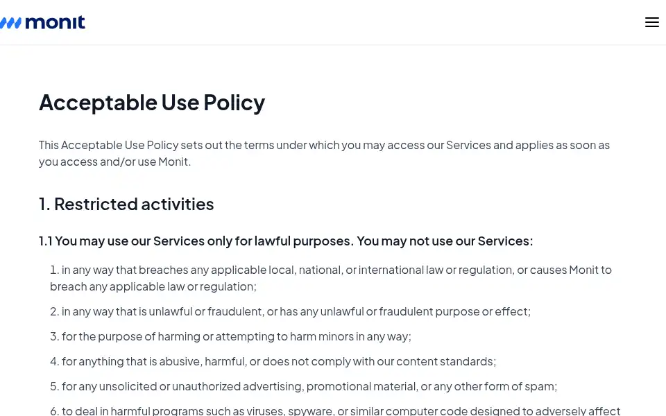 Screenshot of monitpay.com