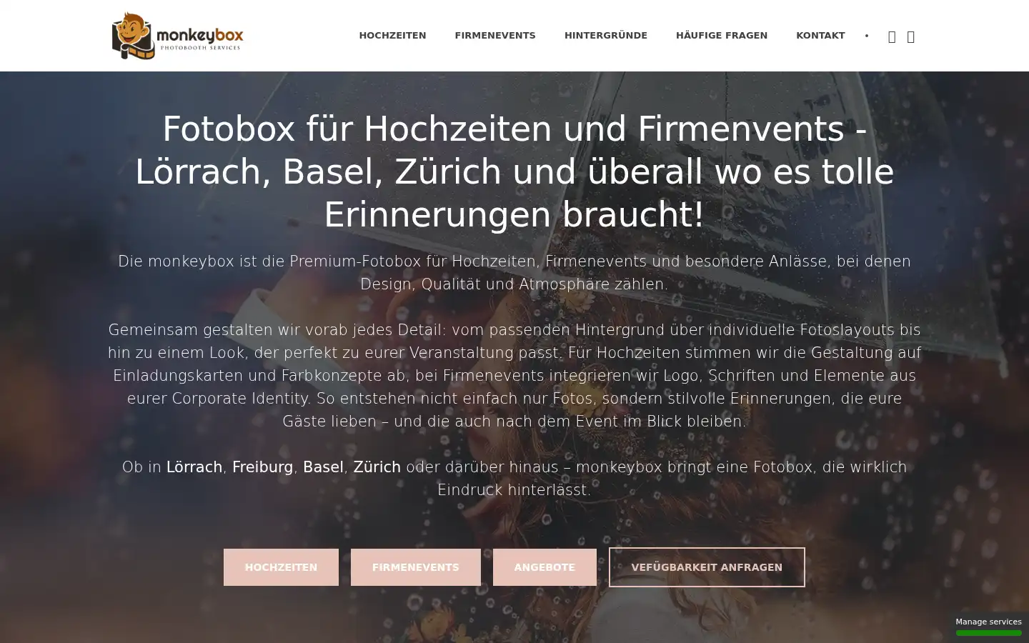 Screenshot of monkeybox.de