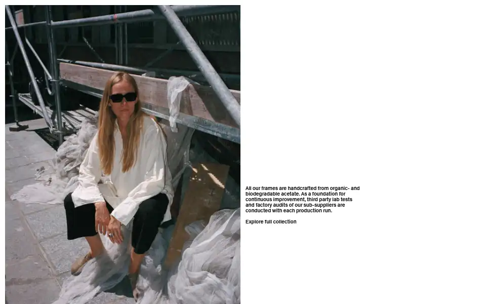 Screenshot of monokel-eyewear.com