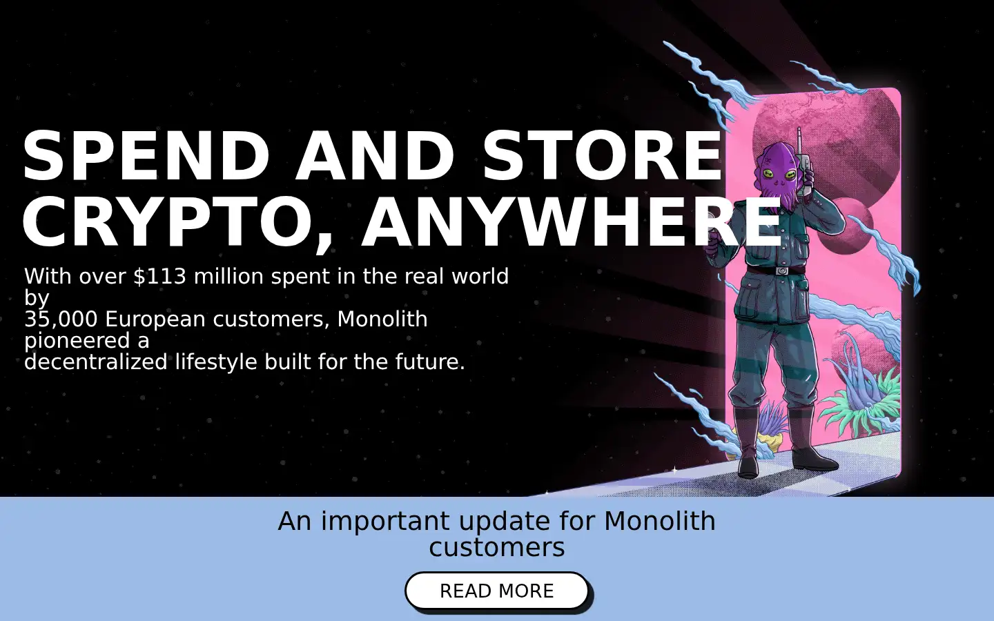 Screenshot of monolith.xyz