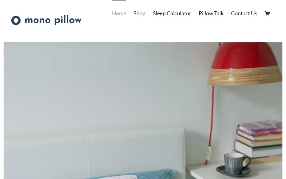 Screenshot of monopillow.com