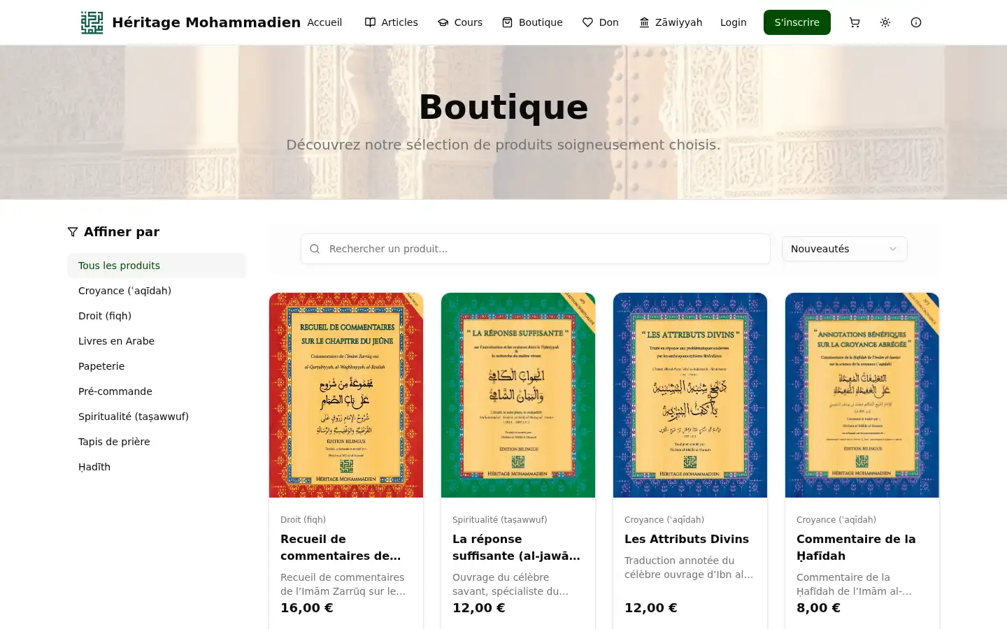 Screenshot of monpremierhijab.fr