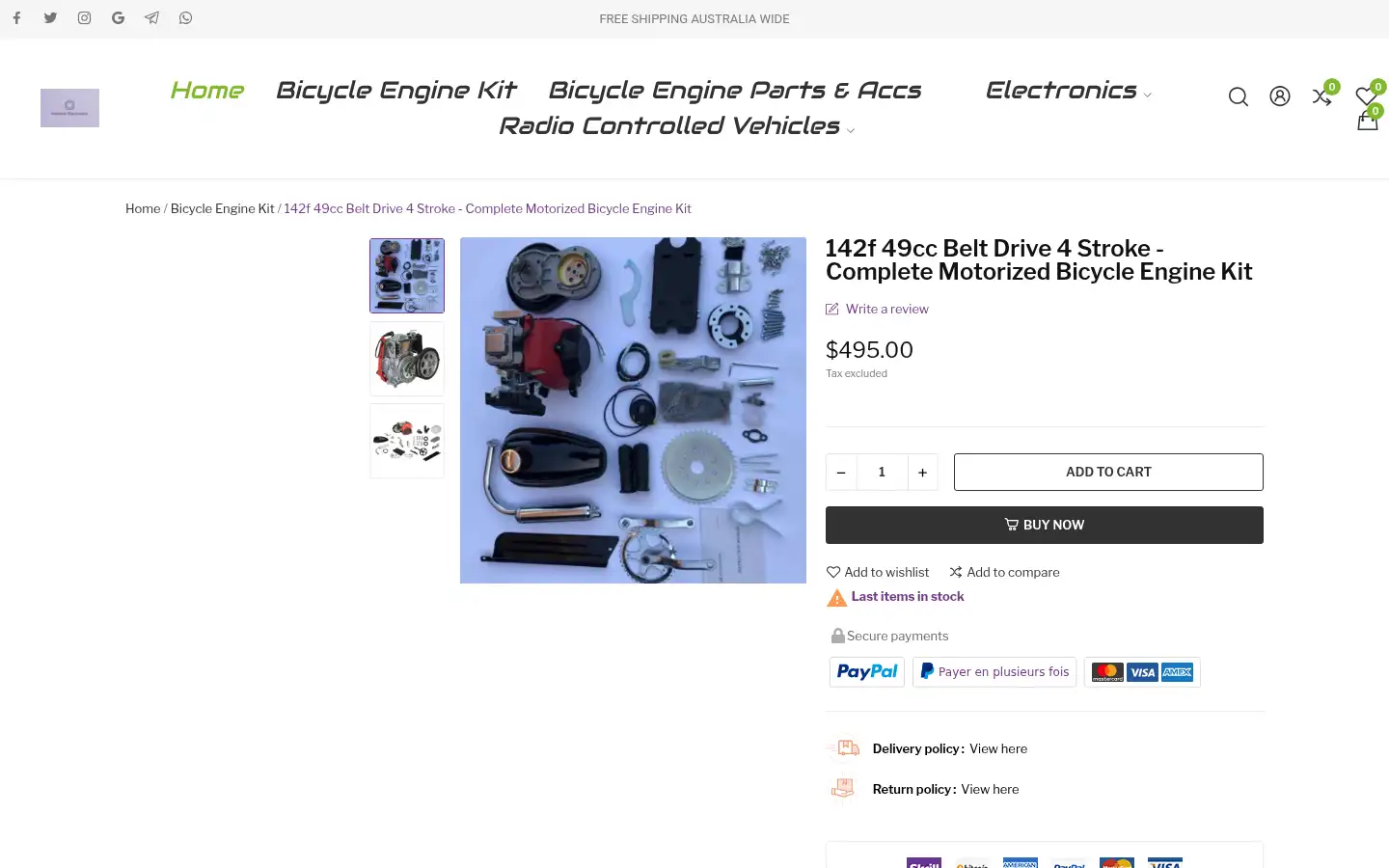 Screenshot of monster-electronics.com