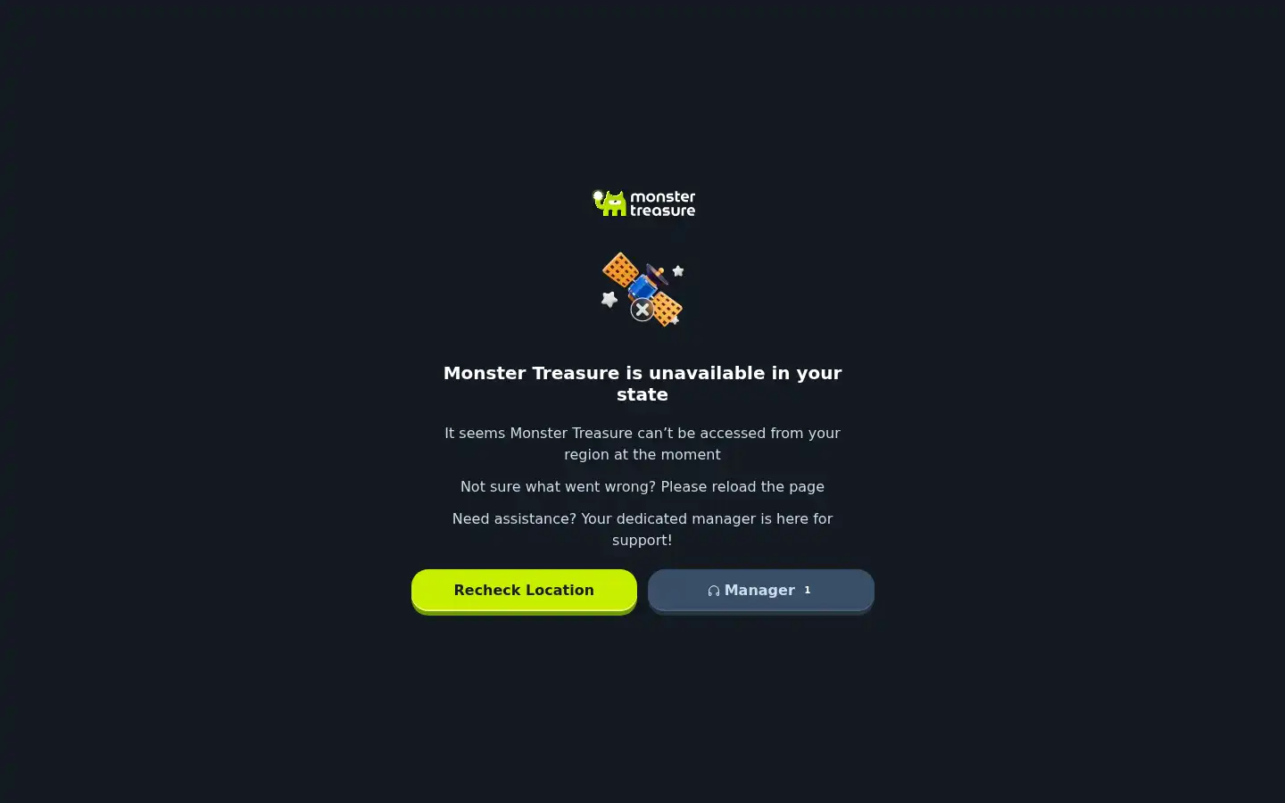 Screenshot of monstertreasure.com