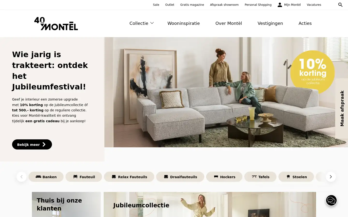 Screenshot of montel.nl