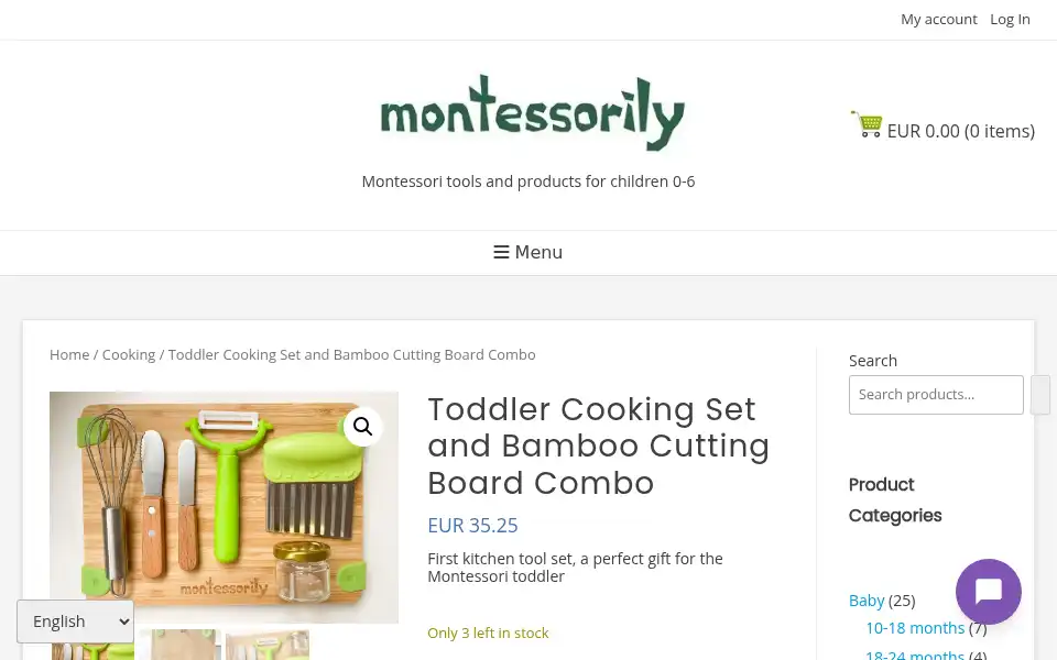 Screenshot of montessorily.co