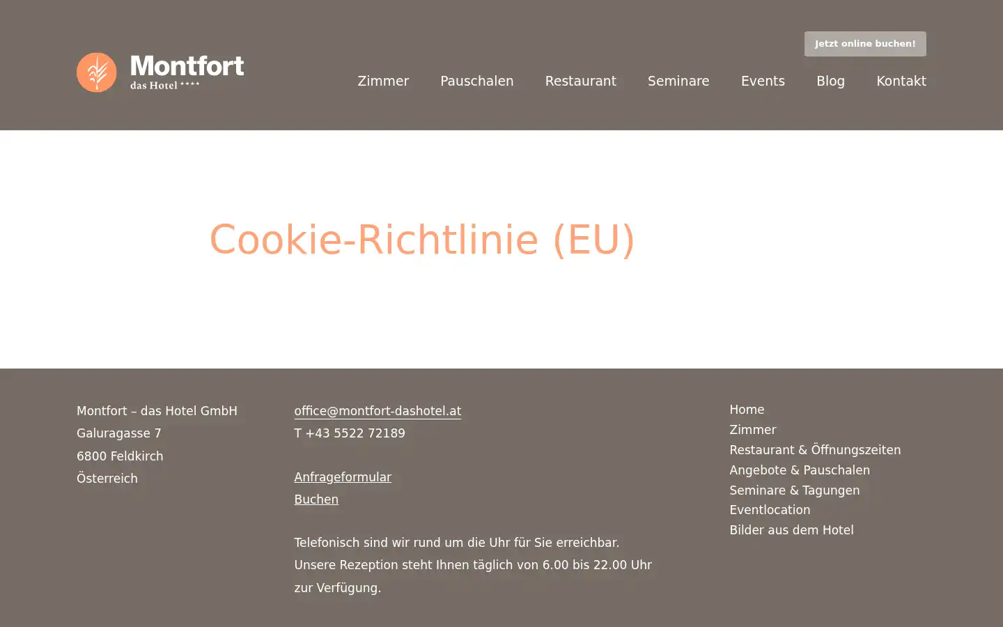 Screenshot of montfort-dashotel.at