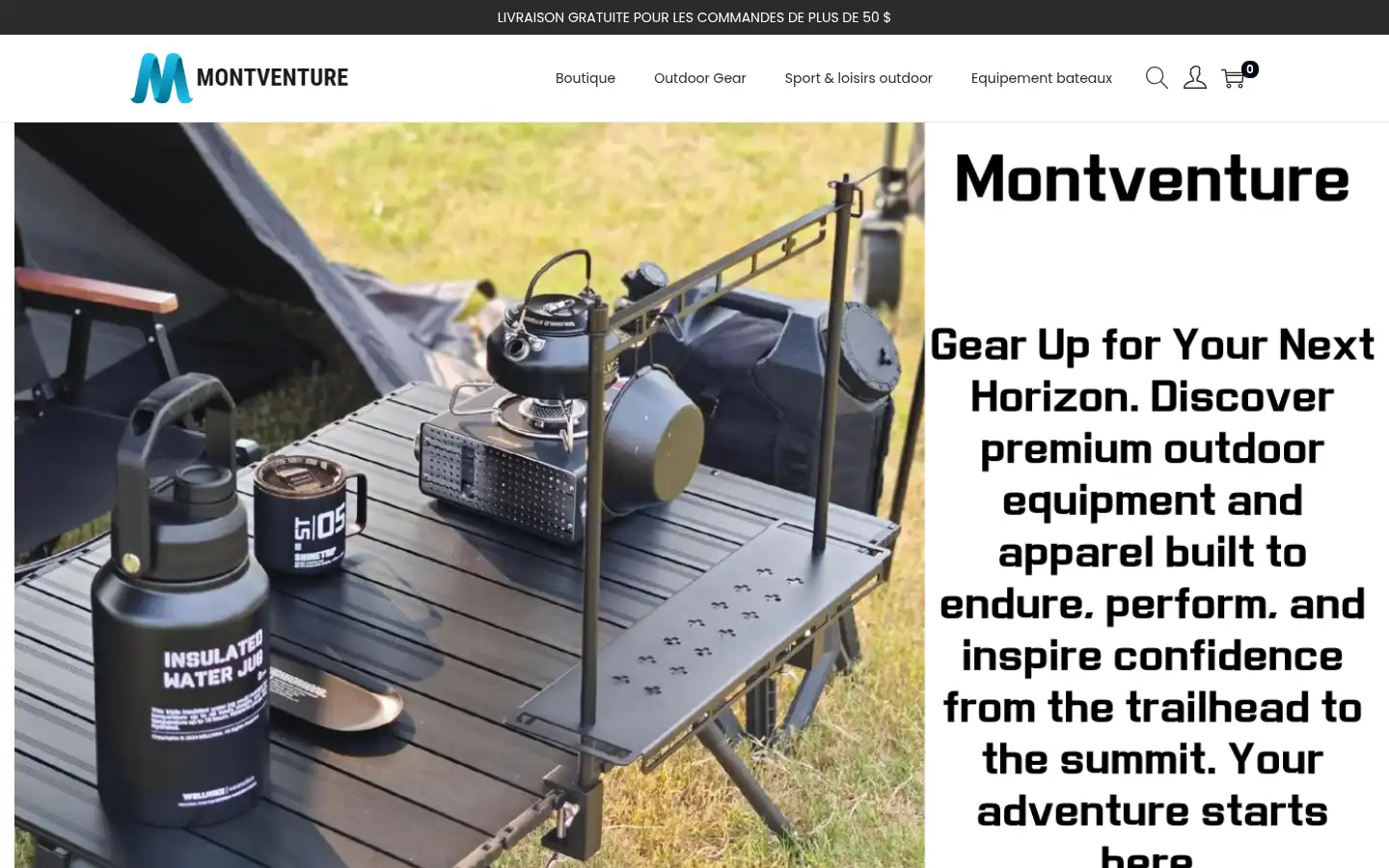 Screenshot of montventure.com